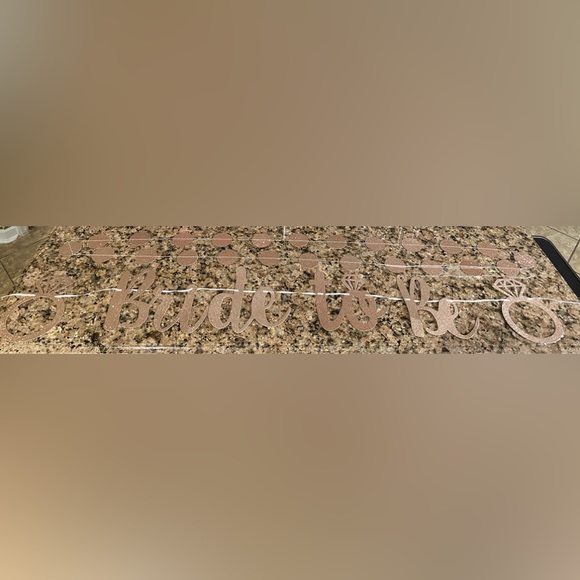 Rose Gold Bridal Wall Decor - Picture 1 of 2